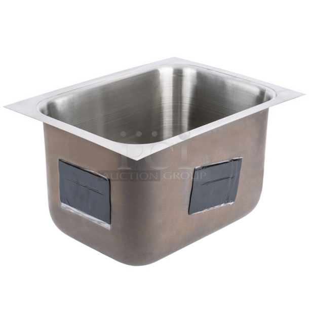 BRAND NEW SCRATCH AND DENT! Advance Tabco 1014A-10 1 Compartment Undermount Sink Bowl 10" x 14" x 10" - Image 1 of 4