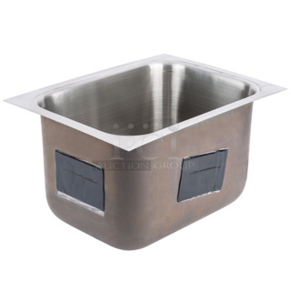 BRAND NEW SCRATCH AND DENT! Advance Tabco 1014A-10 1 Compartment Undermount Sink Bowl 10" x 14" x 10"