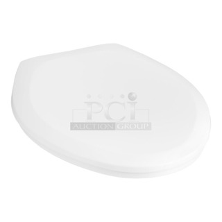 6 BRAND NEW SCRATCH AND DENT! American Standard Champion 5321A65CT.020 White Elongated Slow-Close Toilet Seat with Cover. 6 Times Your Bid!