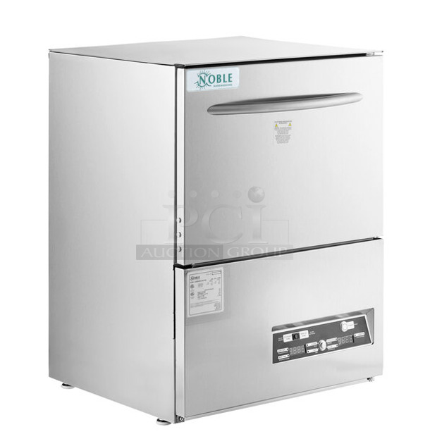 BRAND NEW SCRATCH AND DENT! 2023 Noble Wareforce UH30-FND Stainless Steel Commercial Undercounter Dishwasher. 208/230 Volts, 1 Phase.