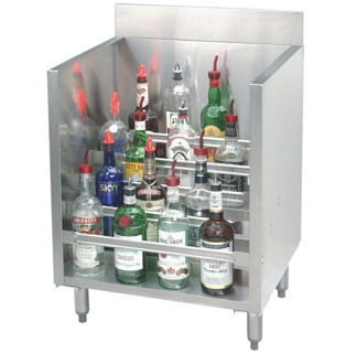 BRAND NEW SCRATCH AND DENT! Advance Tabco CRLR-18 Stainless Steel Liquor Display Cabinet - 18" x 21"