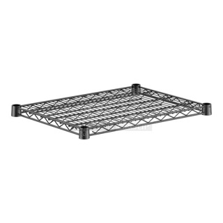 2 Boxes of 4 BRAND NEW SCRATCH AND DENT! Regency 460EB1824  18" x 24" NSF Black Epoxy Wire Shelf. 2 Times Your Bid!