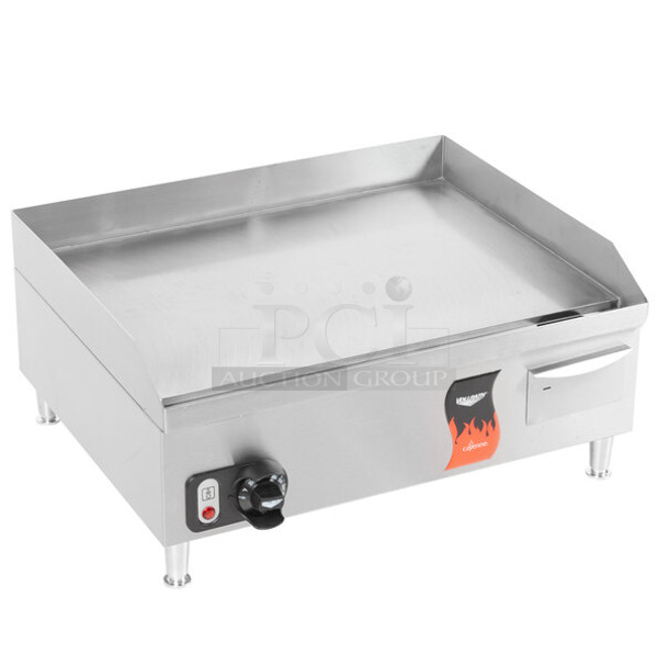 BRAND NEW SCRATCH AND DENT! Vollrath FTA 8024 40716 Stainless Steel Commercial Countertop Electric Powered Flat Top Griddle. 220 Volts, 1 Phase.  - Image 1 of 5
