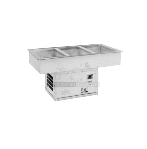 BRAND NEW! Atlas WCM-2 Stainless Steel Commercial Cold Pan Drop In. 115 Volts, 1 Phase. Tested and Working! - Image 1 of 5