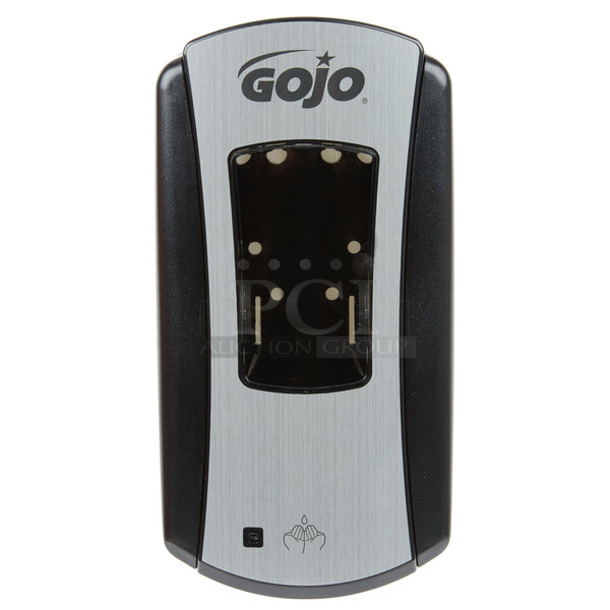 Box of 2 BRAND NEW SCRATCH AND DENT! GoJo 1919-04 LTX-12 1200 mL Chrome Touchless Hand Soap Dispenser - Image 1 of 4