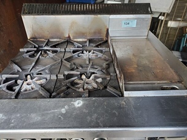 Garland combo stove|4 burner+12" Griddle.  - Image 3 of 7