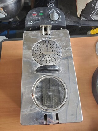 Rival Stainless Steel Commercial Style Deep Fryer 