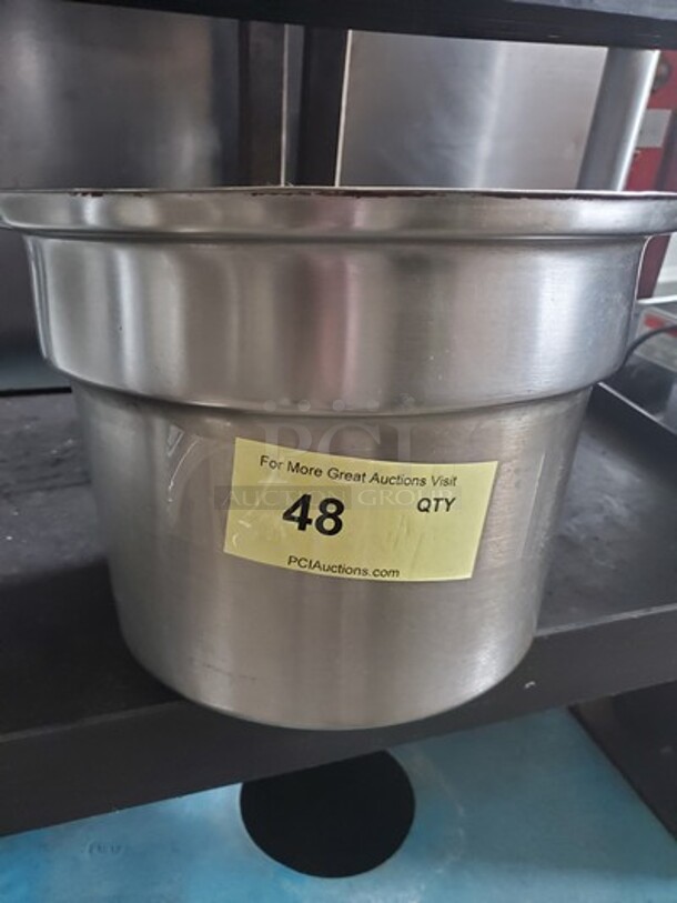 Stainless Steel Round Food pan