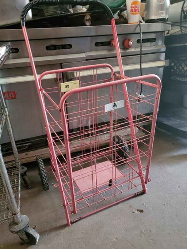 Adjustable Rolling Shopping Cart