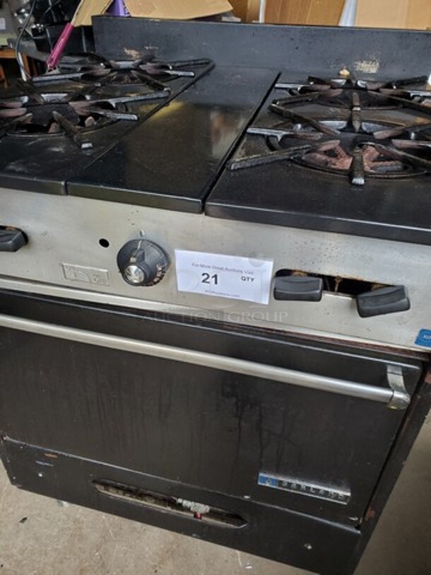 GARLAND H01 Propane 4 Burner Stove 30X31X36 Very nice condition!  - Image 5 of 8