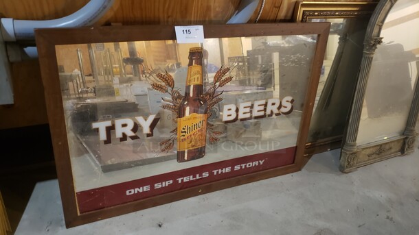 "Try Beers" Wall Frame (Location 1) - Image 1 of 1