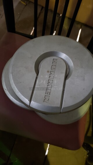 Lot of 4 Center Wheel Covers for Hummer 

(Location 3)