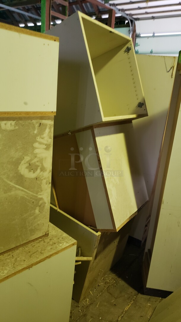 Lot of Short Wooden Cabinets 

(Location 3) - Image 4 of 4