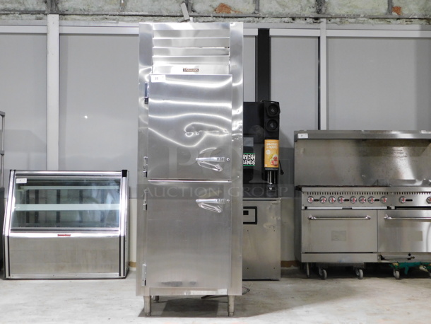 Traulsen Stainless Steel RHF132WP Solid Half Door Single Section Reach In Pass-Through Heated Holding Cabinet ..... worked when pulled