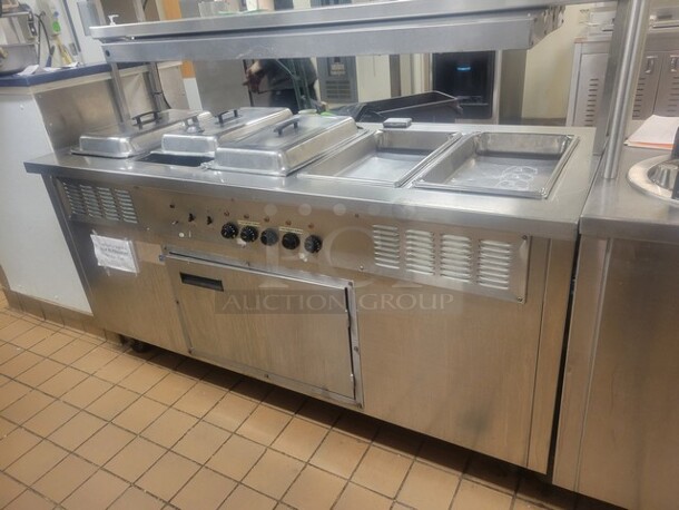 Delfield Shelleysteel Electric Hot Food Serving Counter! - Image 1 of 5