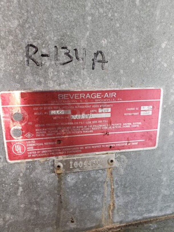 Beverage Air MS68 2 Door Mix & Bulk Milk Storage! - Image 3 of 7