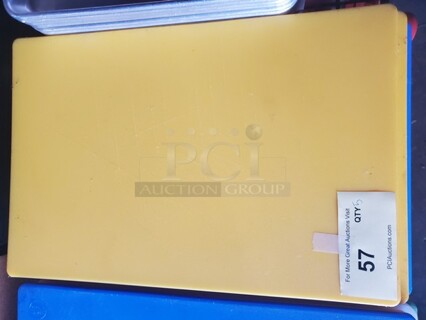Choice 18" x 12" x 1/2" Polyethylene Cutting Board 5XBID