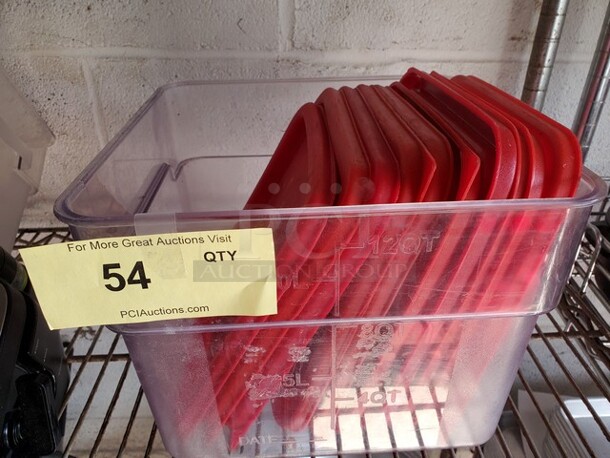 Cambro 12 Quart Square Food Storage Container - Clear
 - Image 2 of 3