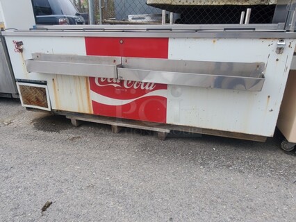 COCA-COLA 90" Vintage Beer Cooler| Working Condition! 