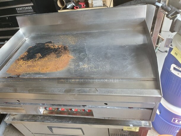 Magikitch’n Natural Gas 48" Countertop Chrome Flat Griddle 48X31X17 - Image 5 of 5