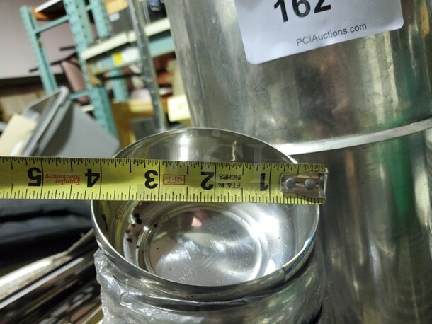Lot of 7 Small Stainless Steel Bowls - Image 3 of 3