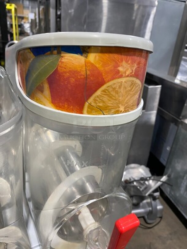 Ugolini Commercial Countertop 2 Flavor Slushie/ Frozen Beverage Dispenser! Model: NHT2UL SN: 470216535049 115V 60HZ 1 Phase - Image 6 of 9