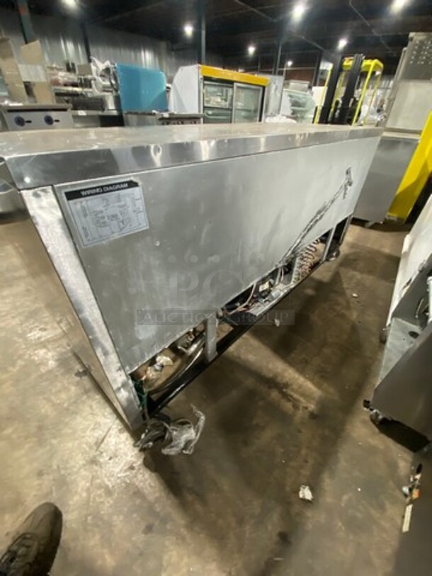 Turbo Air Commercial 3 Door Lowboy/Worktop Cooler! All Stainless Steel! On Casters! Model: TUR72SD SN: UR72808021 115V 60HZ 1 Phase - Image 3 of 8