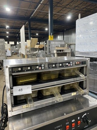 Carter Hoffmann Commercial Countertop Heated Holding Cabinet! Solid Stainless Steel! Model: MC212S22DD 120V
