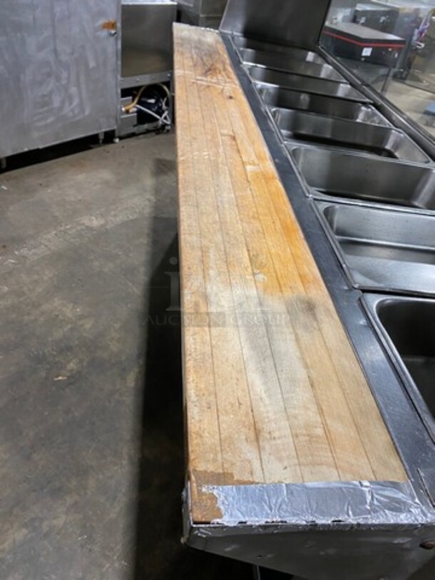 Commercial Electric Powered Steam Table! With Sneeze Guard! With Storage Space Underneath! All Stainless Steel! On Casters! - Image 7 of 9