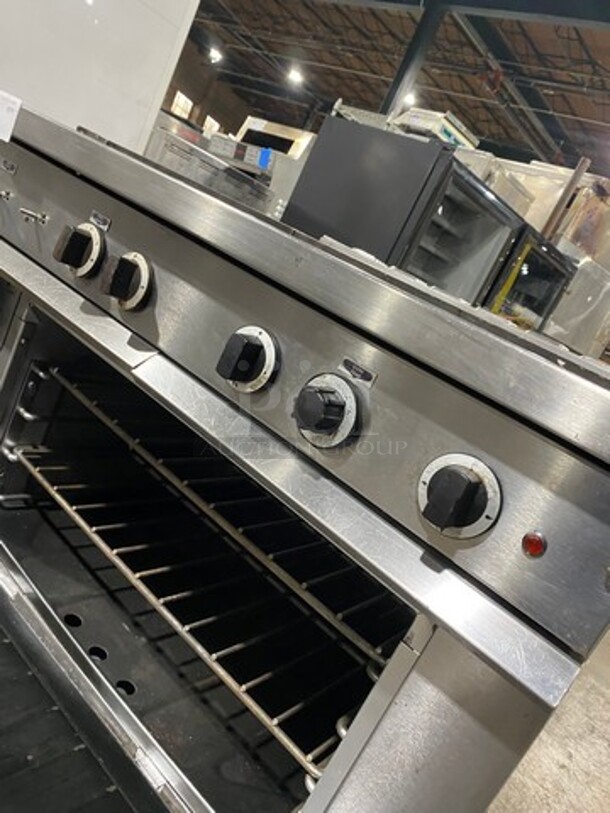 Garland Commercial Electric Powered Flat Griddle! With Oven Underneath! All Stainless Steel! Model 36ER35 Serial 1507100100831! On Casters! - Image 8 of 10