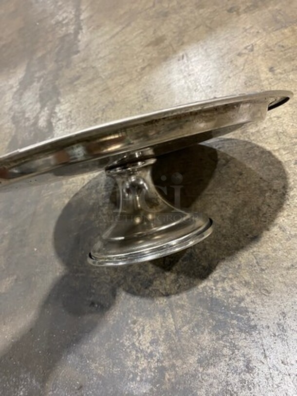 ALL ONE MONEY! Cart Full Stainless Steel Cake Display Stands! - Image 3 of 4