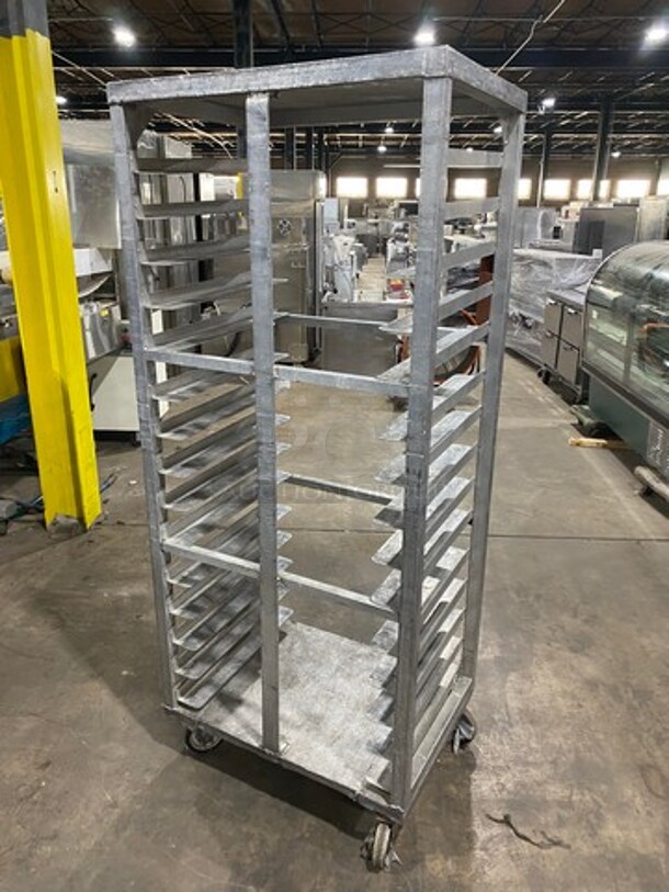 Metal Commercial Pan Transport Rack! On Casters! - Image 3 of 4