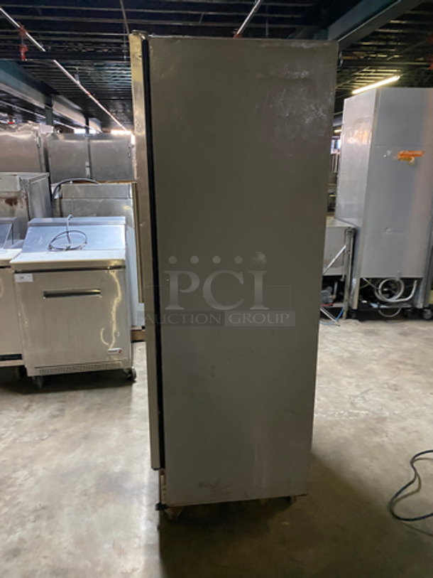 Electrolux Commercial Single Door Freezer! With Poly Coated Racks! All Stainless Steel! On Casters! Model: KCBM180FQYA SN: WB72657355 115V 60HZ - Image 2 of 9