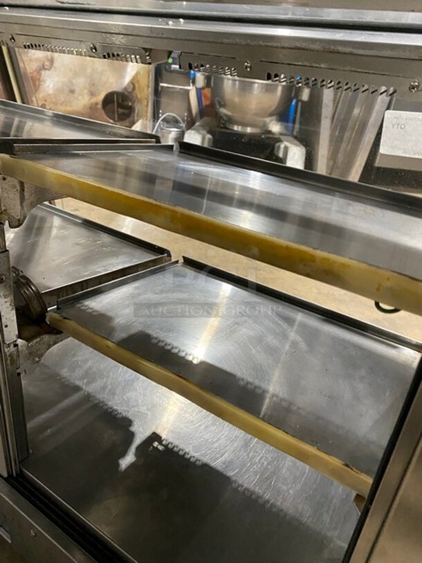 Vendo Commercial Countertop Food Warming Display Case! All Stainless Steel! With Rear Sliding Door Access! 115V 1 Phase! Model: HFD000006 SN: 1421786! Working When Removed!
 - Image 5 of 8