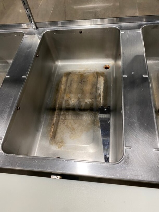 Supremetal 4 Well Electric Steam Table! With Sneeze Guard And Commercial Cutting Board! On Casters! - Image 6 of 11