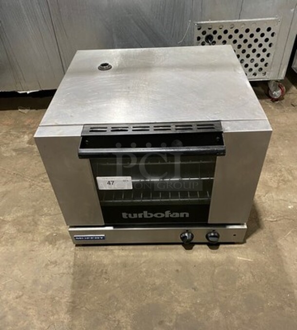 Turbofan Moffat Commercial Countertop Electric Powered Convection Oven! With View Through Door! Metal Oven Racks! All Stainless Steel!