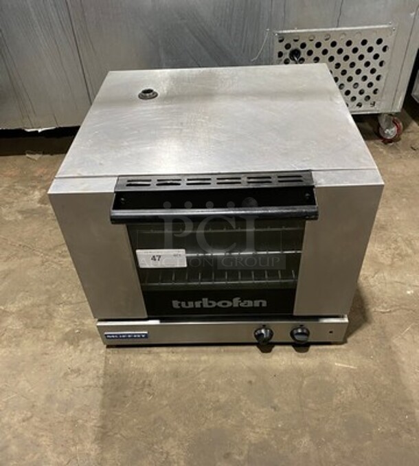 Turbofan Moffat Commercial Countertop Electric Powered Convection Oven! With View Through Door! Metal Oven Racks! All Stainless Steel! - Image 1 of 8