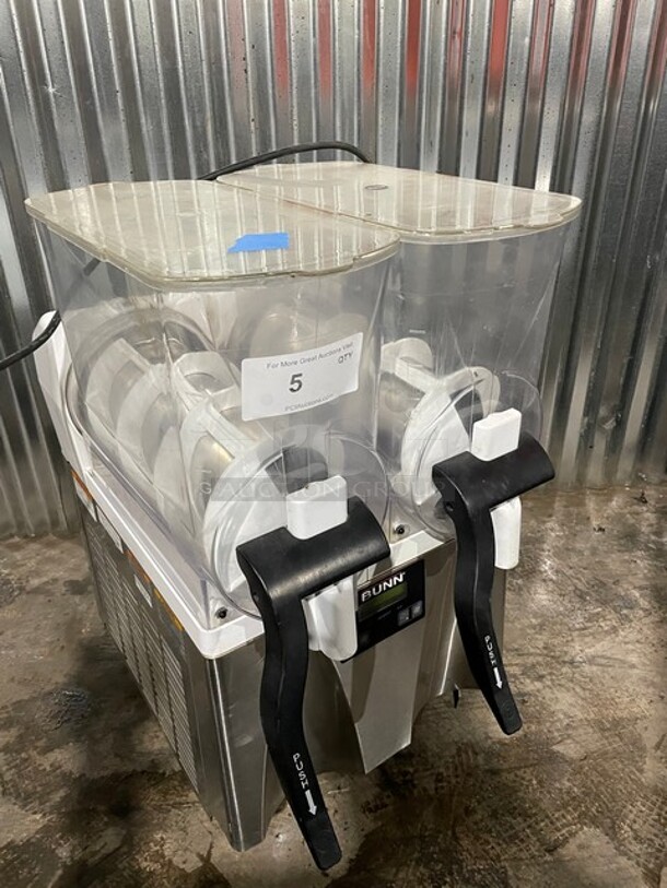Bunn Commercial Countertop 2 Flavor Slushie/ Frozen Beverage Dispenser! Model: ULTRA2 SN: ULTR244197 120V 60HZ 1 Phase - Image 6 of 10