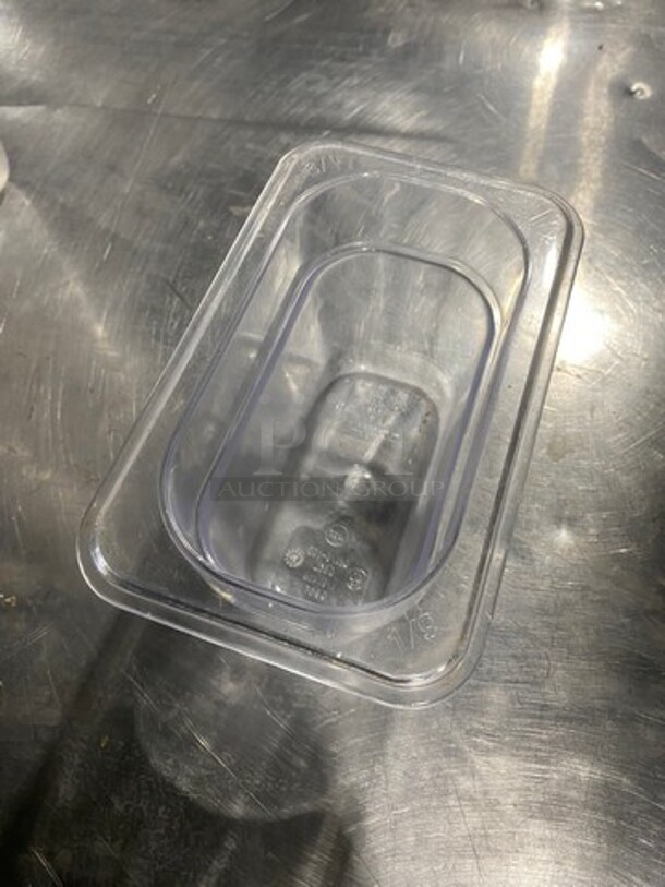 Winco Clear Poly 1/9x4" Food Containers! 11x Your Bid! - Image 7 of 8