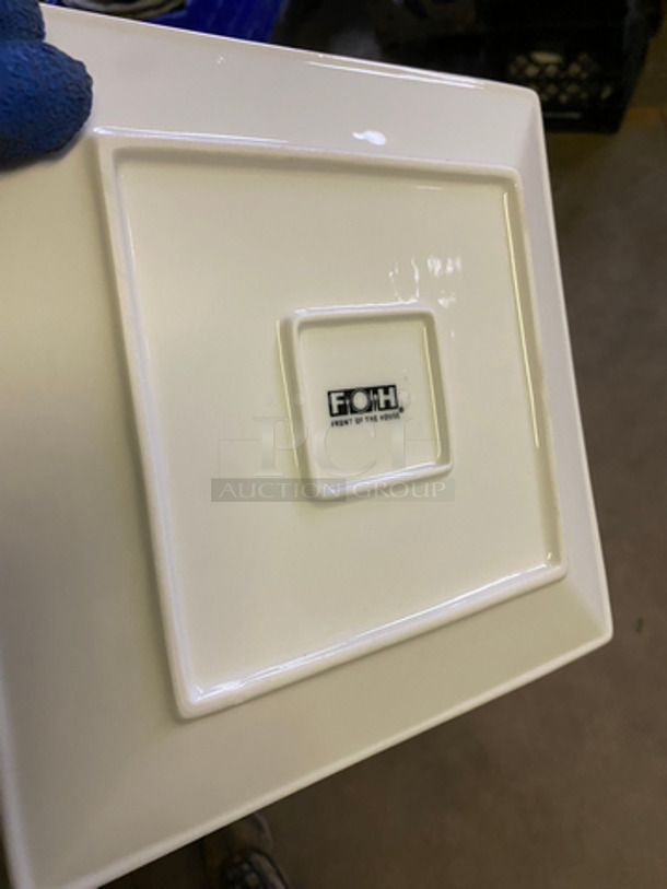 ALL ONE MONEY! MISCELLANEOUS! Drinking Glasses And Square 8 1/2" White Ceramic Plates! - Image 7 of 8