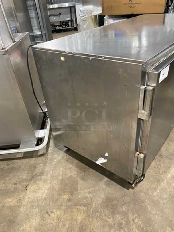 Beverage Air Commercial 2 Door Lowboy/ Worktop Cooler! Stainless Steel! On Casters! Model: UCR60A SN: 7004322 115V 60HZ 1 Phase - Image 2 of 8