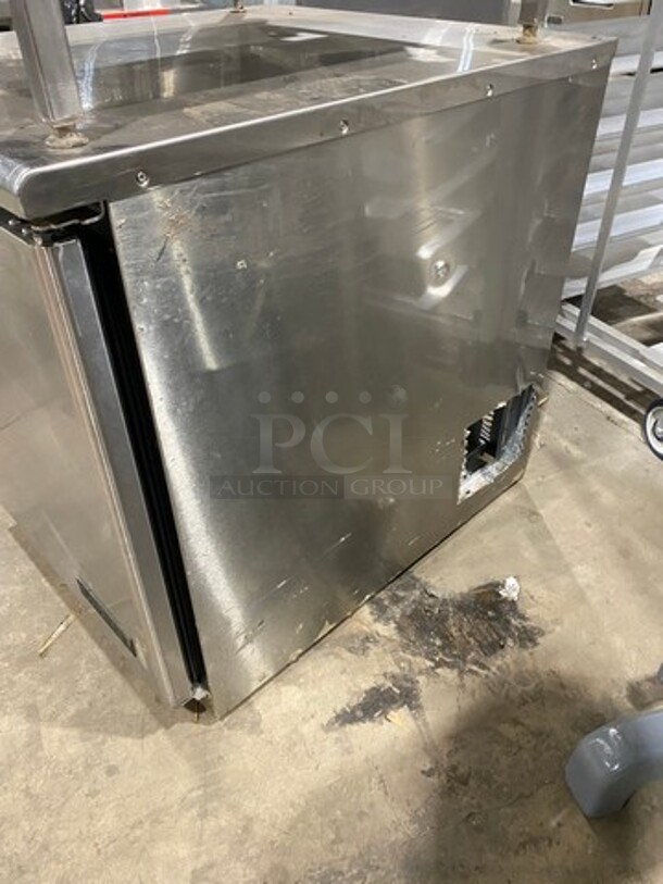 Everest Commercial Single Door Lowboy/ Worktop Cooler! All Stainless Steel! Model: ETBR1 SN: BTBR112100008 115V 60HZ 1 Phase - Image 2 of 7