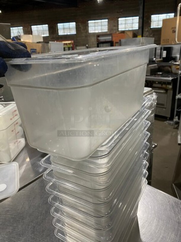 Cambro Clear Poly 1/3x6" Food Containers! 10x Your Bid! - Image 3 of 5
