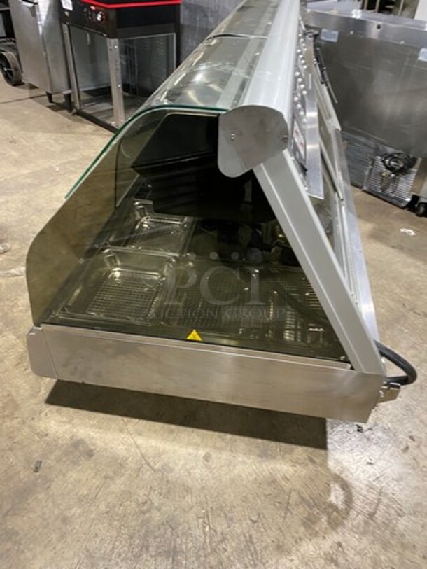 Henny Penny Commercial Countertop Electric Powered Heated Food Display Case Merchandiser! With Rear Access Sliding Doors! Stainless Steel Body! Model: HMR105 SN: HA1305063 120/208V 60HZ 1 Phase - Image 3 of 12
