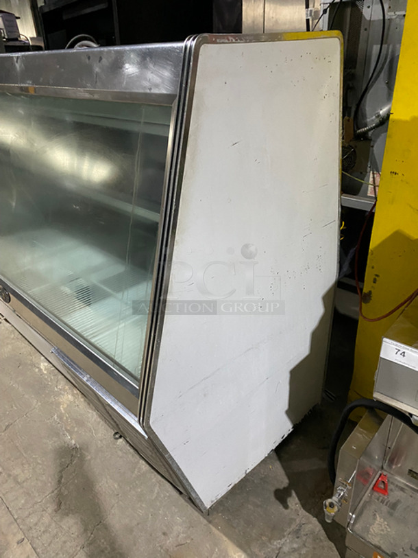 Marc Commercial Refrigerated Deli/Bakery Display Case! With Slanted Front Glass! With Sliding Glass Rear Access Doors! With Poly Coated Racks And Stainless Steel Shelf! - Image 2 of 7