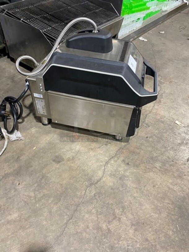 GREAT! LATE MODEL 2018! Electrolux Commercial Countertop Electric Powered Infared Flat Press! With Digital Controls! Stainless Steel Body! On Small Legs! Model: HSPP2RPRS SN: 81210010 208V 60HZ 1 Phase - Image 3 of 8