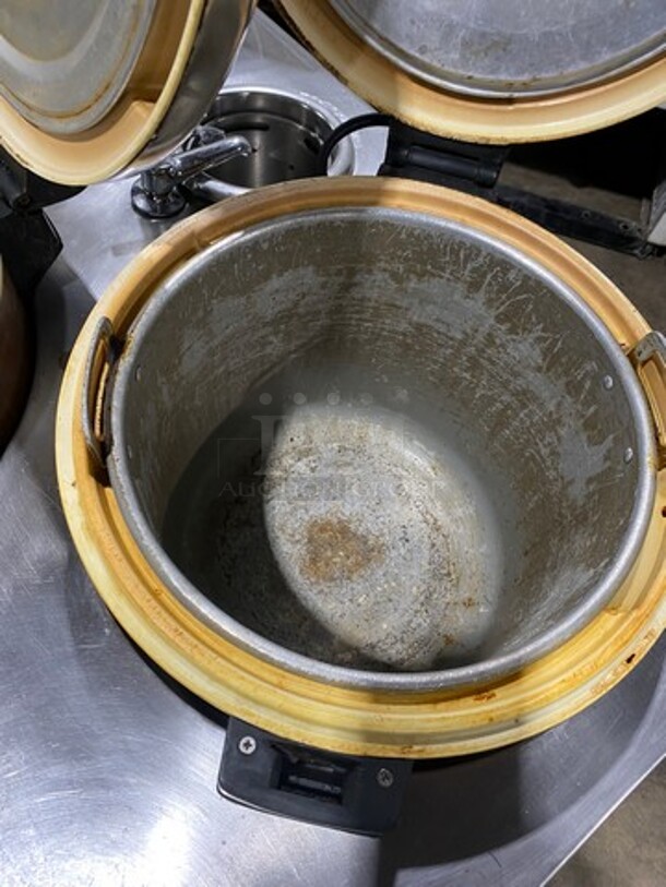 FAB! Amko Commercial Rice Warmer/ Holder Station! On Custom Made Equipment Stand! All Stainless Steel! On Legs! Model: SEJ21000 SN: AW211118 120V - Image 6 of 10