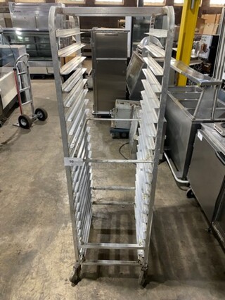 Metal Commercial Pan Transport Rack! On Casters!
