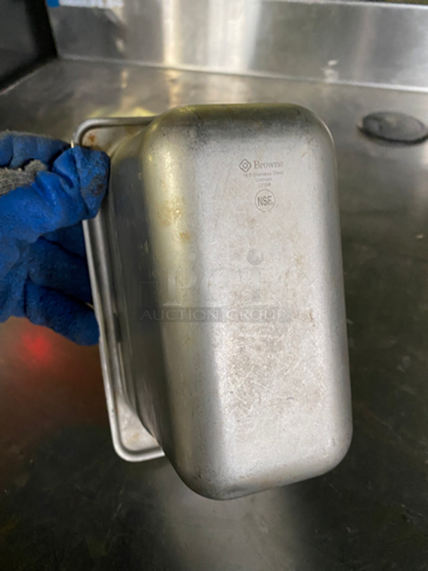Browne Steam Table/ Prep Table Pans! All Stainless Steel! 14x Your Bid! - Image 4 of 6