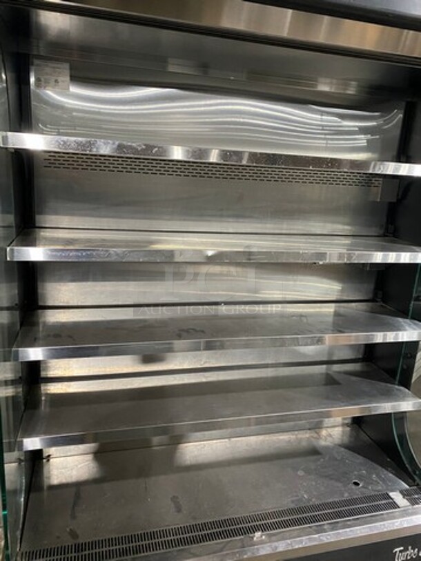 Turbo Air Commercial Refrigerated Open Grab-N-Go Case Merchandiser! With View Through Sides!  All Stainless Steel! MODEL TOM50B  SN:TOM5016Z100  120V  1PH - Image 5 of 9